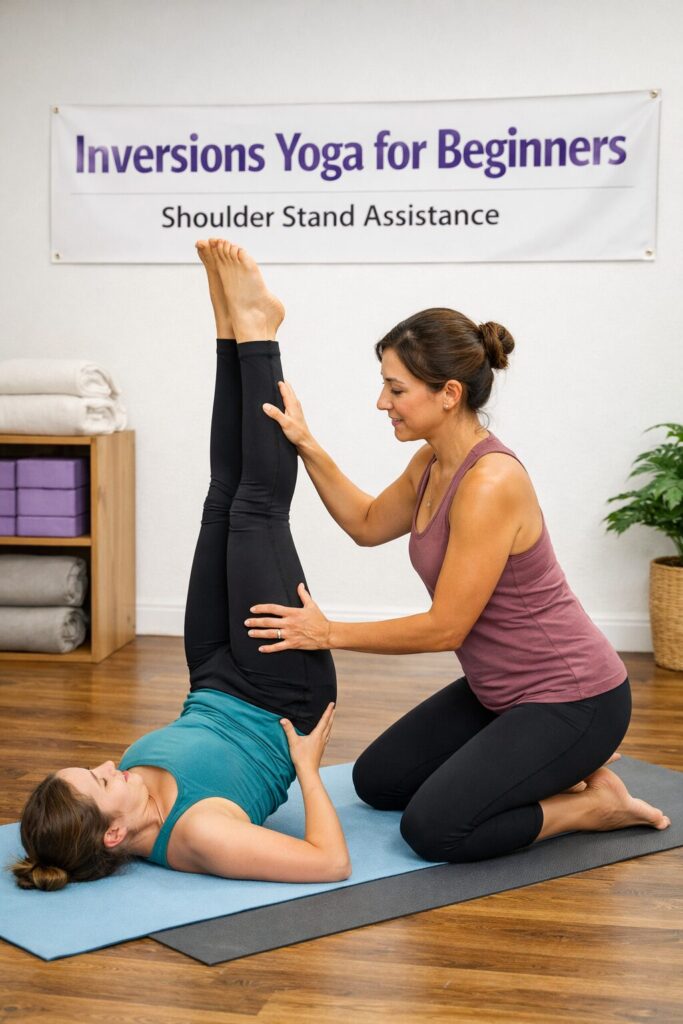 Training of Inversion Yoga to Beginners