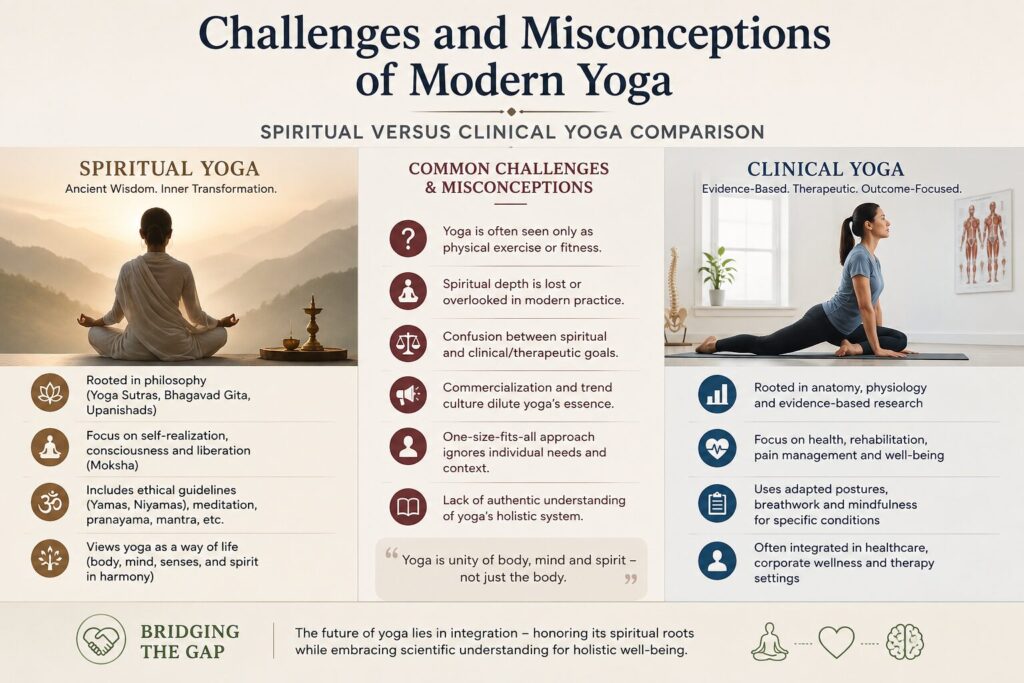CHALLENGES AND MISCONCEPTIONS OF MODERN YOGA