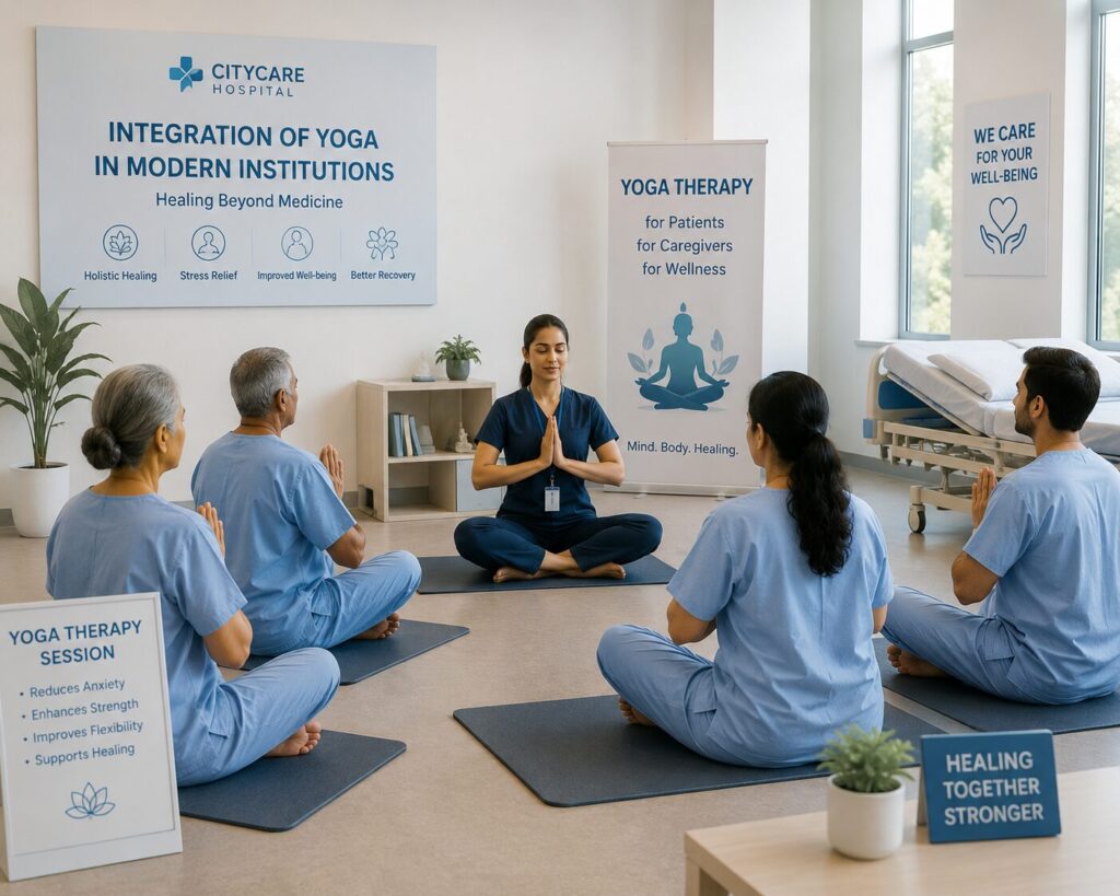 INTEGRATION OF YOGA IN MODERN INSTITUTIONS