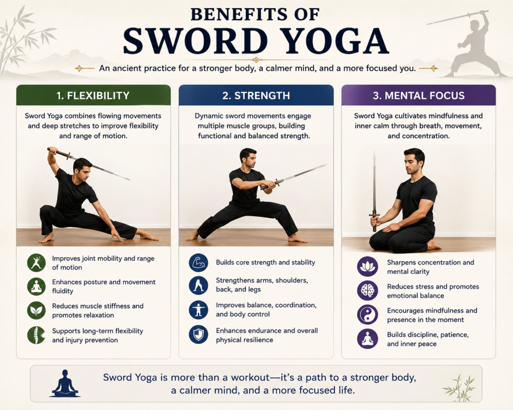 BENEFITS OF SWORD YOGA
